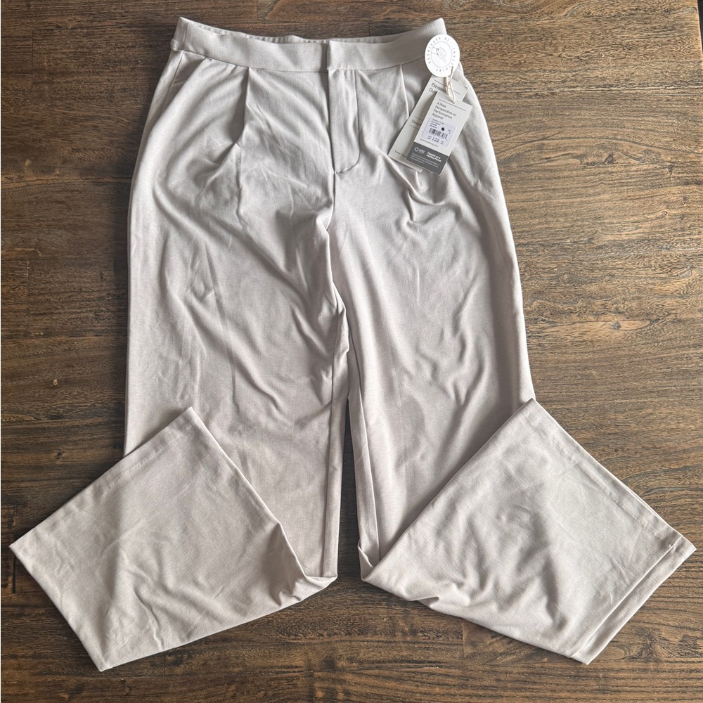 Vuori Cream Trousers Relaxed Fit